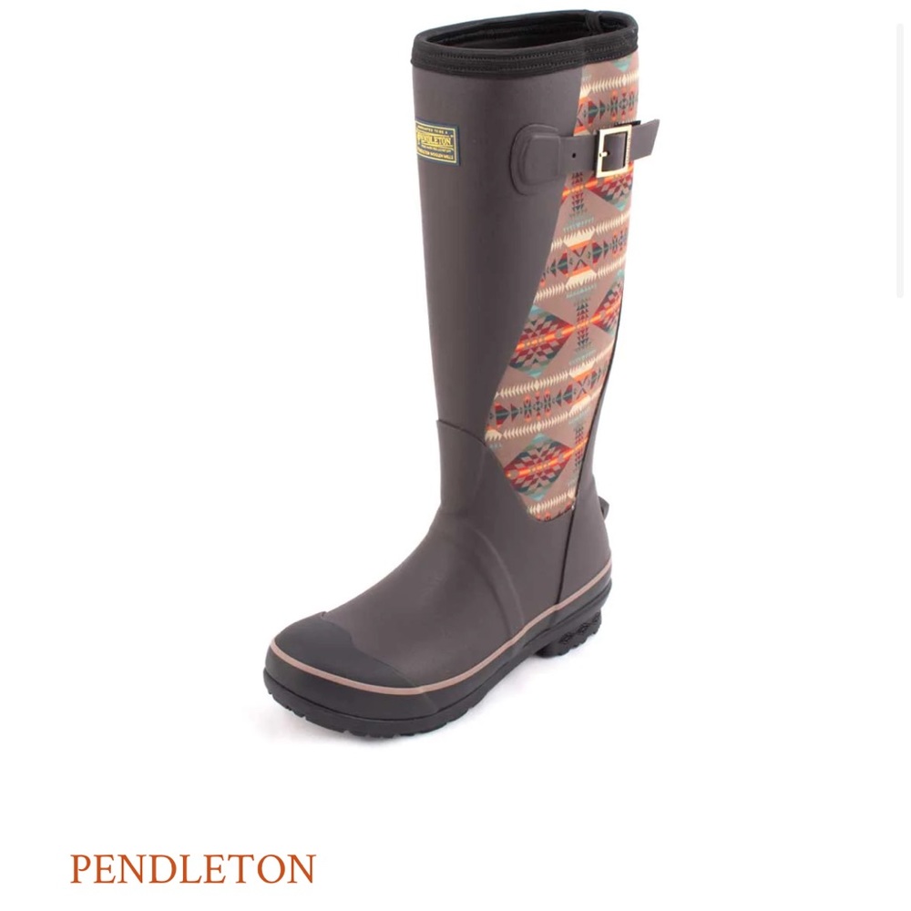 BNIB Pendleton neoprene tall rain boots